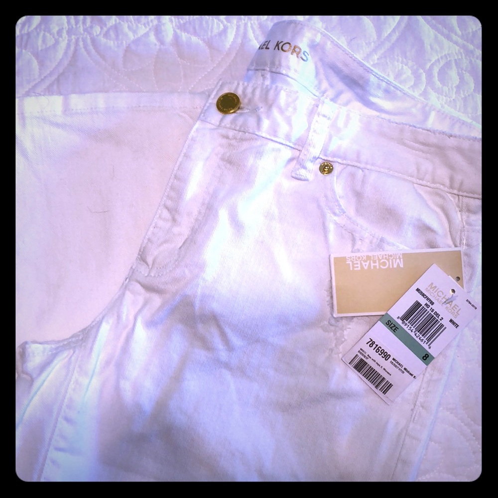 NWT MICHAEL Michael Kors Cropped Skinny Jeans